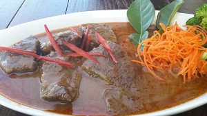 Beef cheek panang